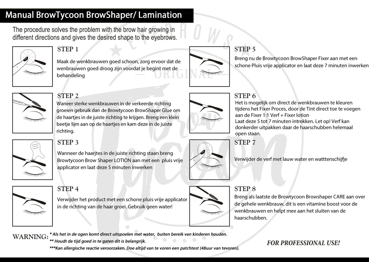 Browtycoon Browshaper - lamination GLUE