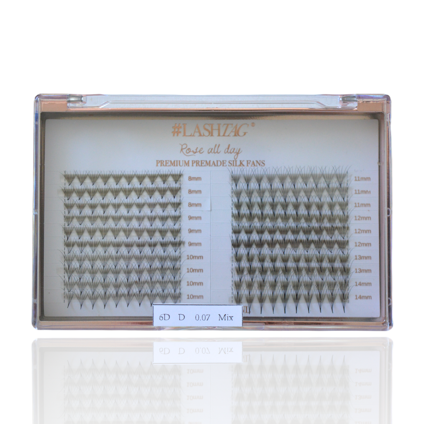 Rose All Day | Premium Premade Silk Fans | 6D | D Krul