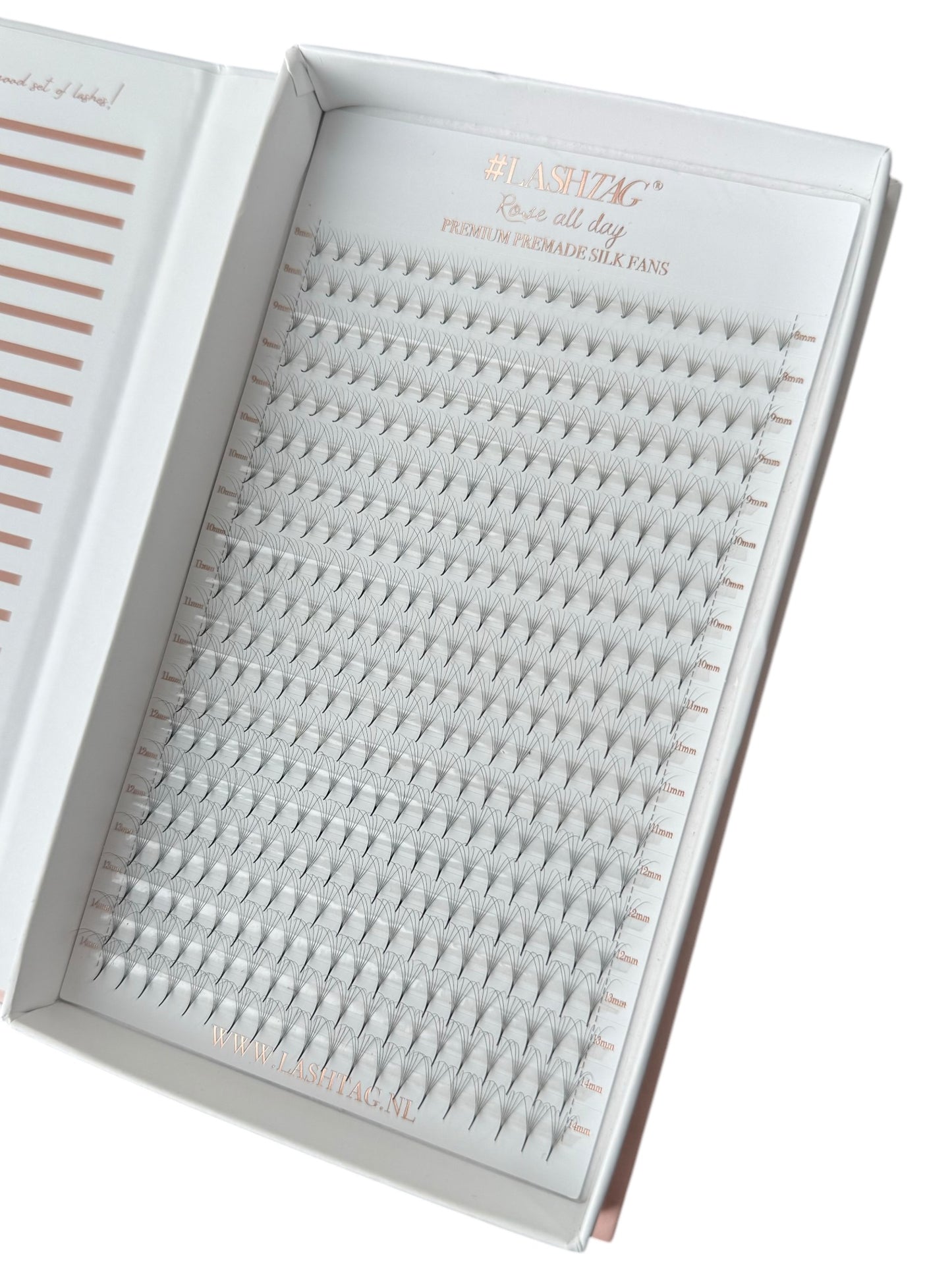 Rose All Day | Premium Premade Silk Fans | 6D | D Krul BOX
