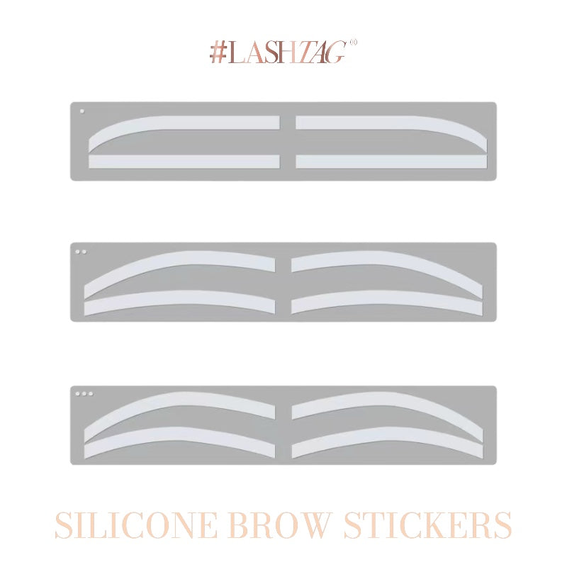 Brow Stickers Stencils - Silicone