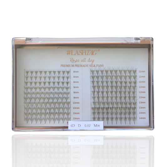 Rose All Day | Premium Premade Silk Fans | 4D | D Krul